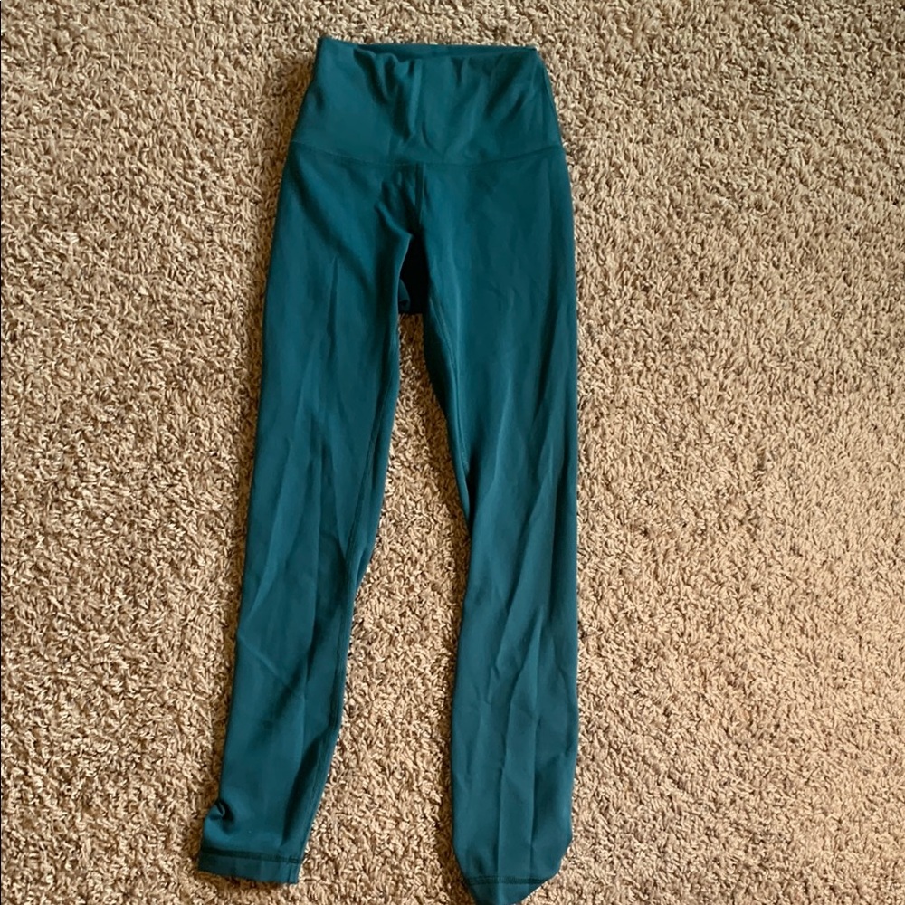 Lululemon Athletica Blue Leggings Comfortable Athletic Wear